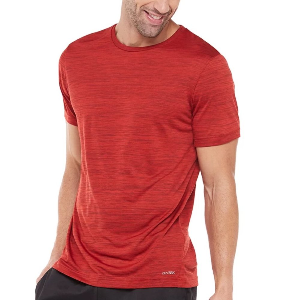 Red Men's Tek Gear Dry Tek T-Shirt